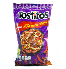 Sabritas Tostitos Grandes Xtra Flaming Hot 200 gr