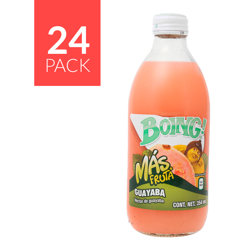 Boing Guayaba Botellin 24 pack 12oz