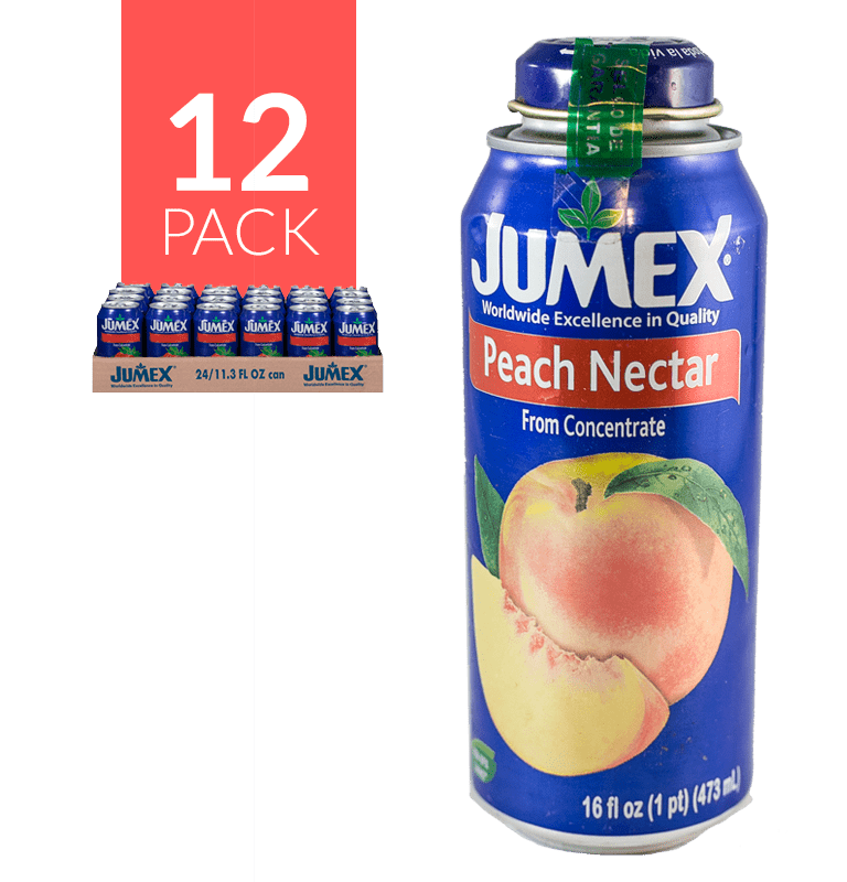 Jumex Lata Botella Durazno 12/16oz - General Distribution