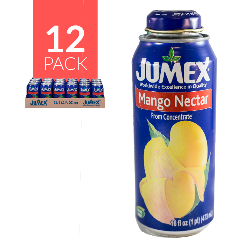 Jumex Lata Botella Mango 12 pack de 16oz