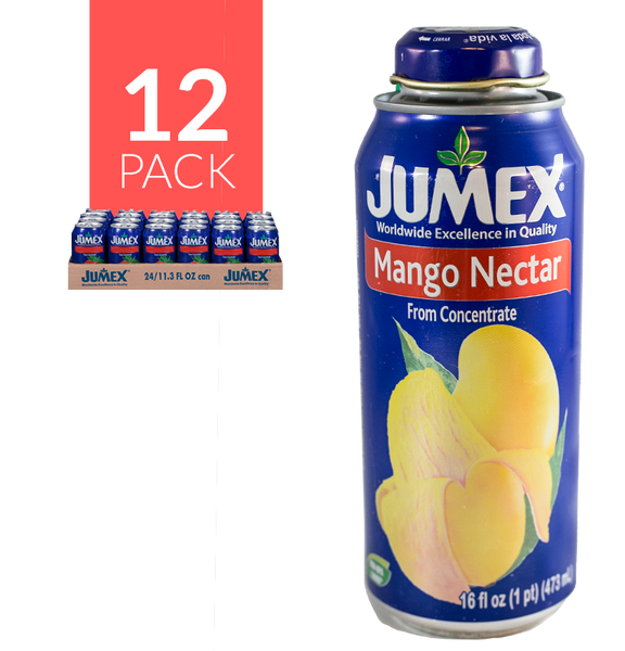 Jumex Lata Botella Mango 12 pack de 16oz