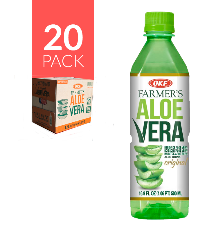 Okf - Aloe Drink Mango 20 Pack de 500 ml