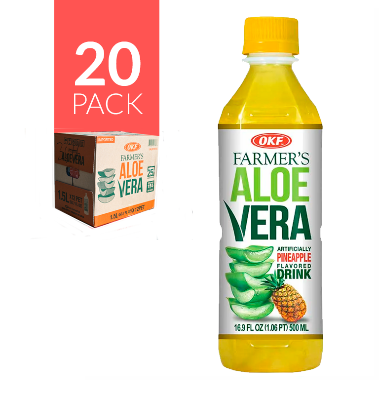 Okf Aloe Drink Piña 20 pack de 500 ml