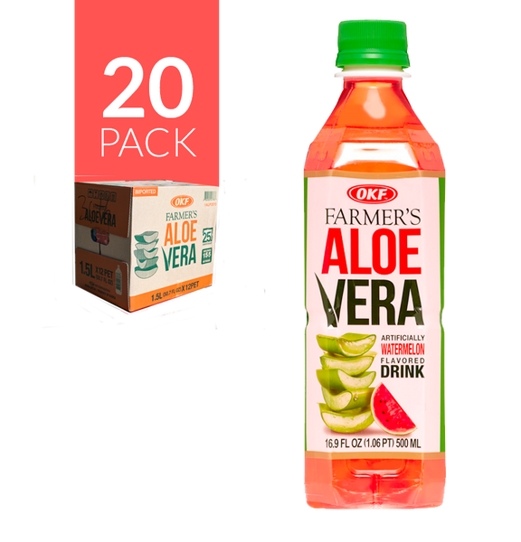 Okf Aloe Drink Sandía 20 pack de 500 ml